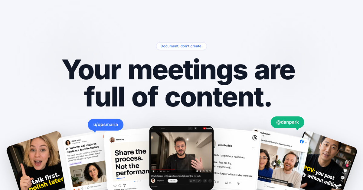 ProdShort — Turn Your Meetings Into Short Clips, Automatically